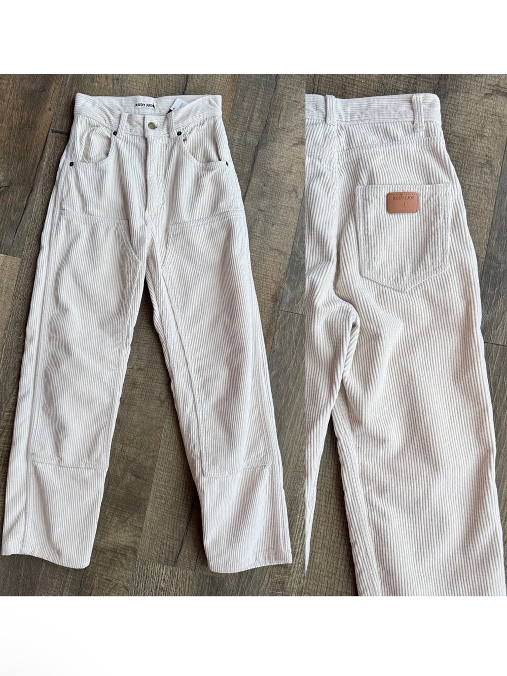 Rudy Jude Cream Corduroy Pants